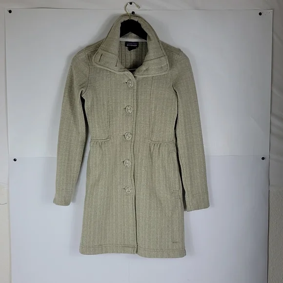 Patagonia better Sweater Trench Women's Coat - Picture 9 of 12